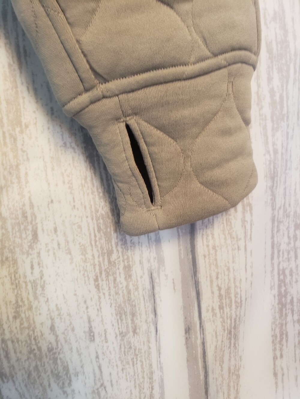 Lululemon Scuba Oversized Quilted Half-Zip In Riverstone Size M/L - Picture 6 of 10